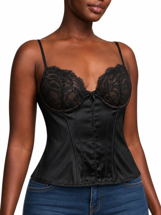 Victoria's Secret Other - Victoria's Secret Lace Bustier Black Size 36C